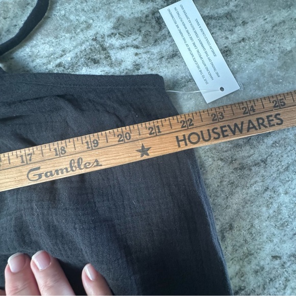 Sol Angeles Black Spaghetti Strap Sundress Maxi NWT - Picture 5 of 8